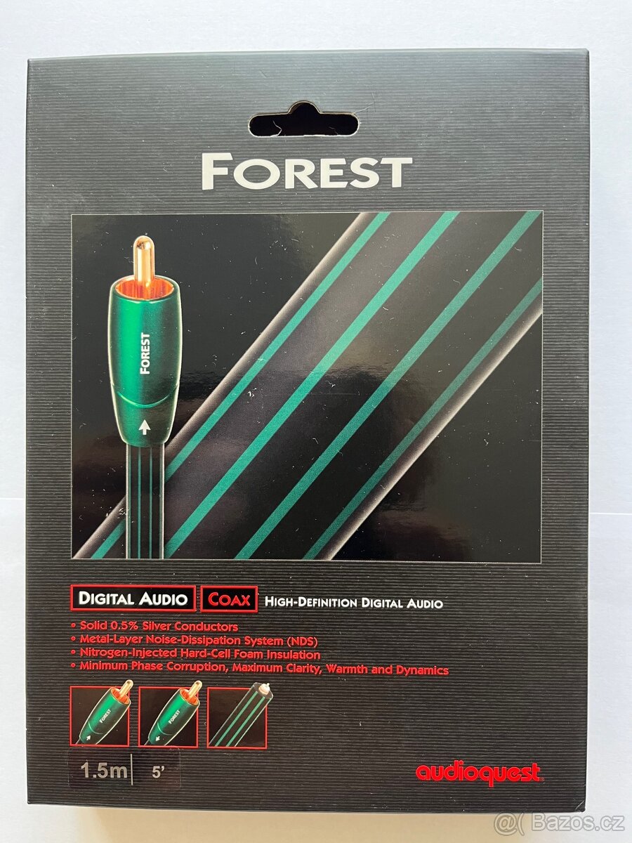 Audioquest Forest digital audio coax 1,5 m - 3