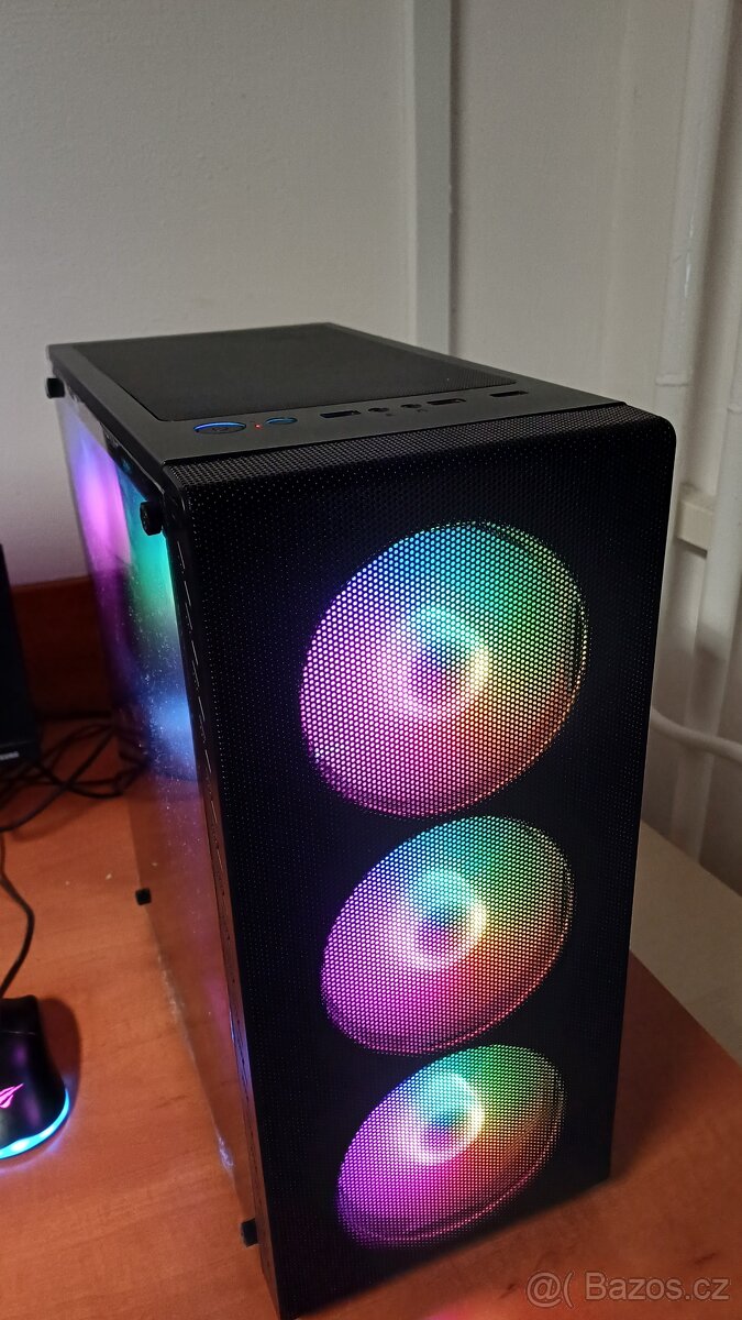 Herní PC - Ryzen 7 5800X, RTX 3060 Ti, 32 GB RAM, záruka - 3