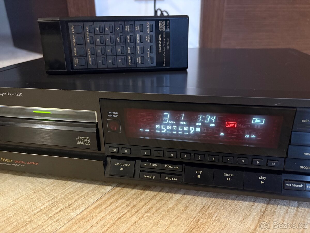 CD přehrávač Technics SL-P550 digital output vč DO - 3