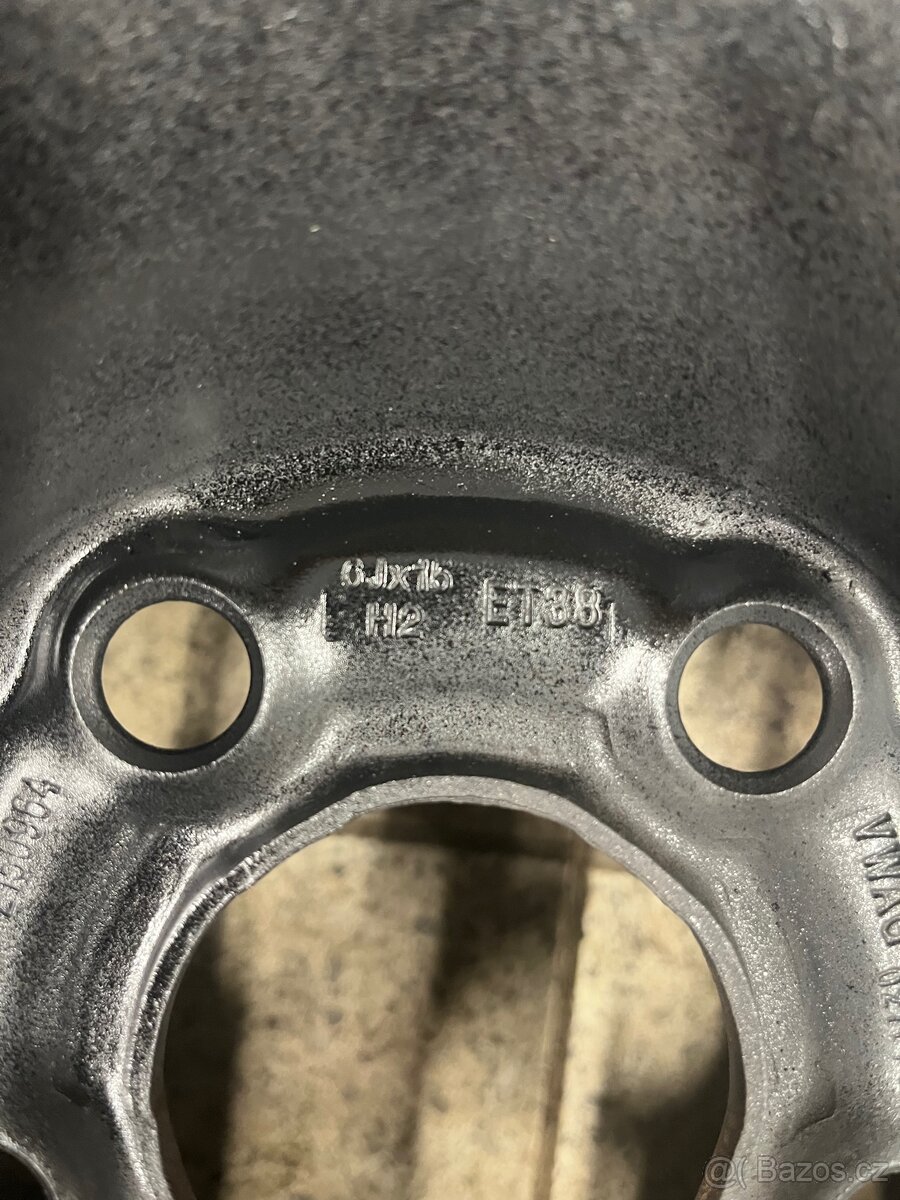 Plechové disky VW 6Jx15 5x100 ET 38 - 3