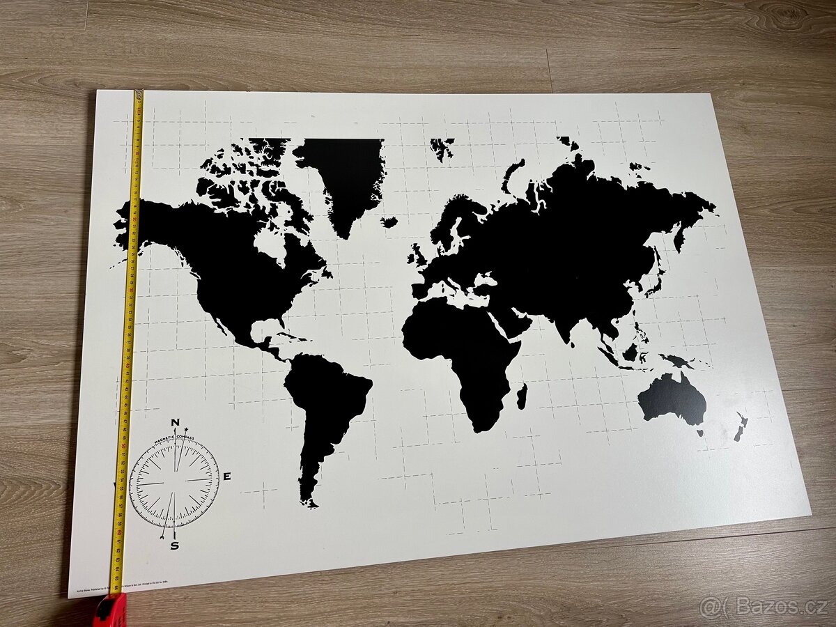 Rám obraz rámeček mapa - 3