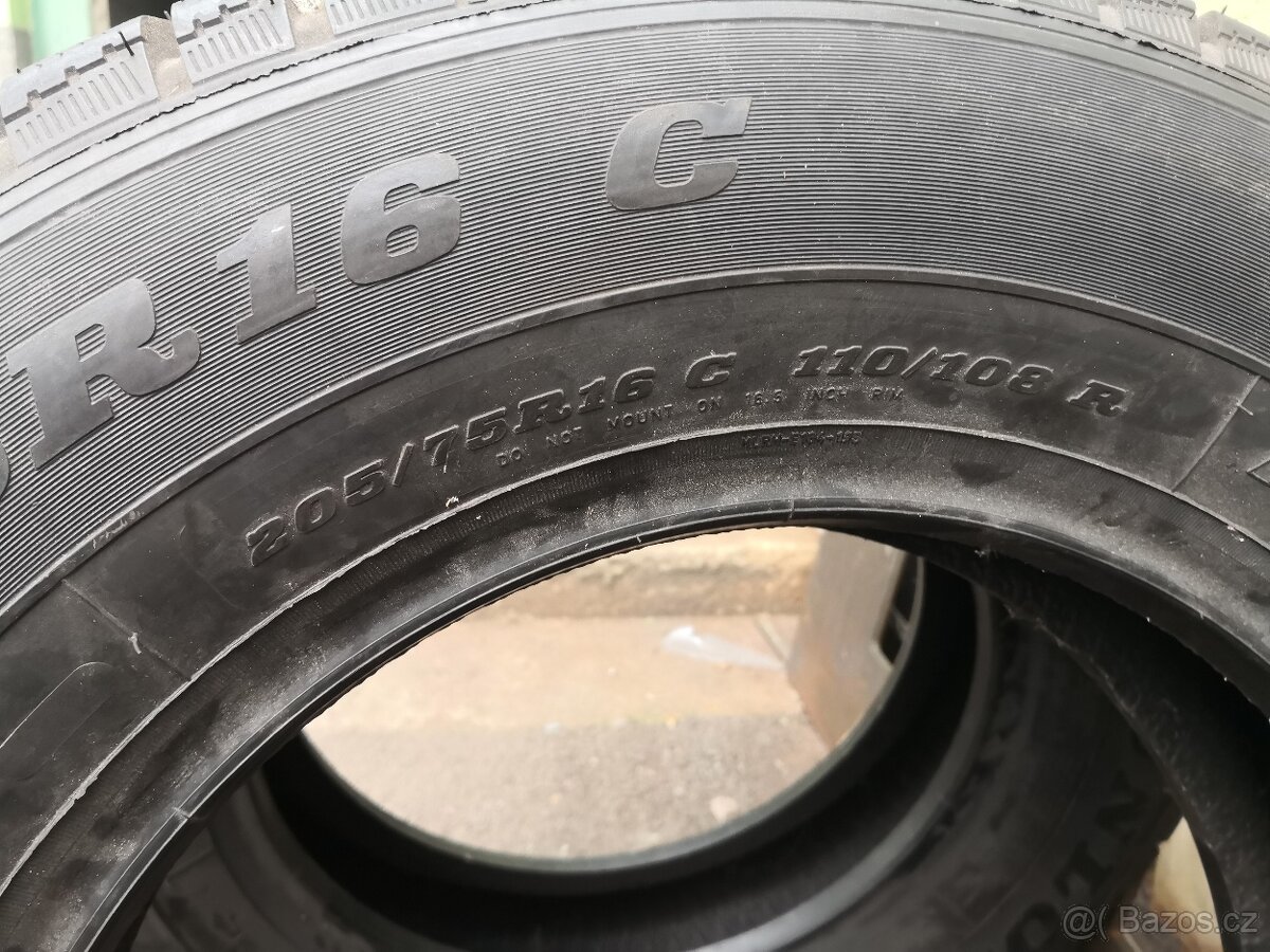 Zimní pneu Dunlop 205/75/16 C - 2 ks - Nové - 3