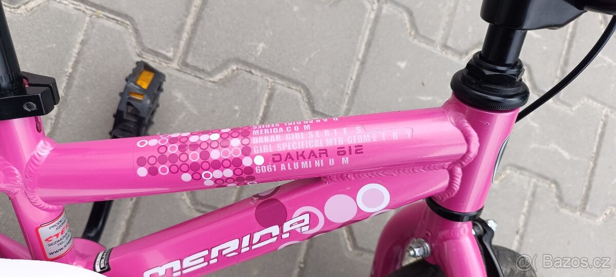 Prodám dětské dívčí kolo Merida Dakar 612 - 3