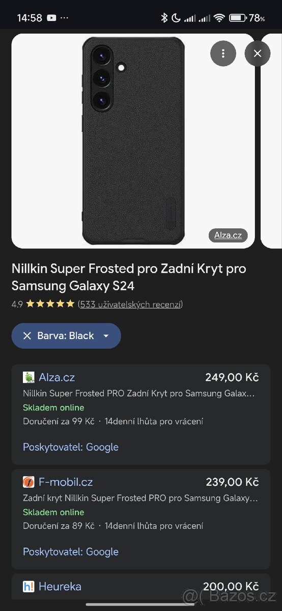 Kryt Galaxy s24 + ochranné sklo - 3