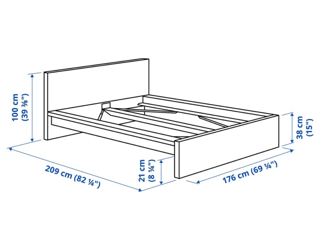 Postel IKEA Malm 160x200 - 3