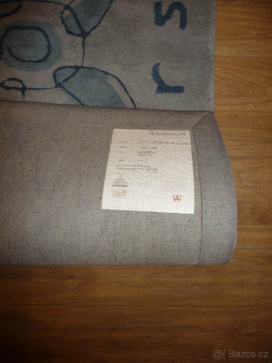 Dětský koberec Wissenbach modrý 100x160 - 3