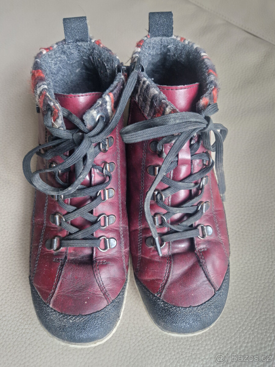 Kožené boty zn.REMONTE vel.38 - 3