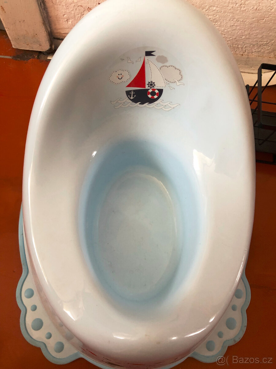 Světle modrý nočník - jako nový - 3