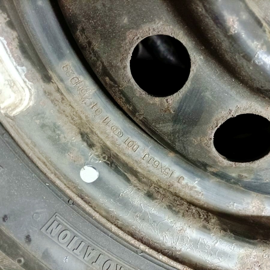 15" plechová kola – 4x100 – 6J - 3