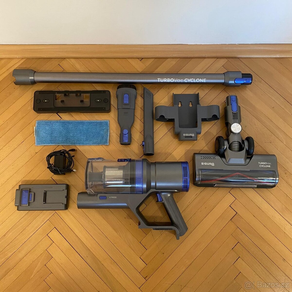 Tyčový vysavač Siguro VT‑H301B Turbo Vac Cyclone BLDC - 3