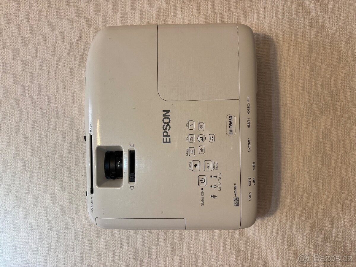 3LCD Epson projektor EH-TW650 Full HD 3100+PLÁTNO - 3