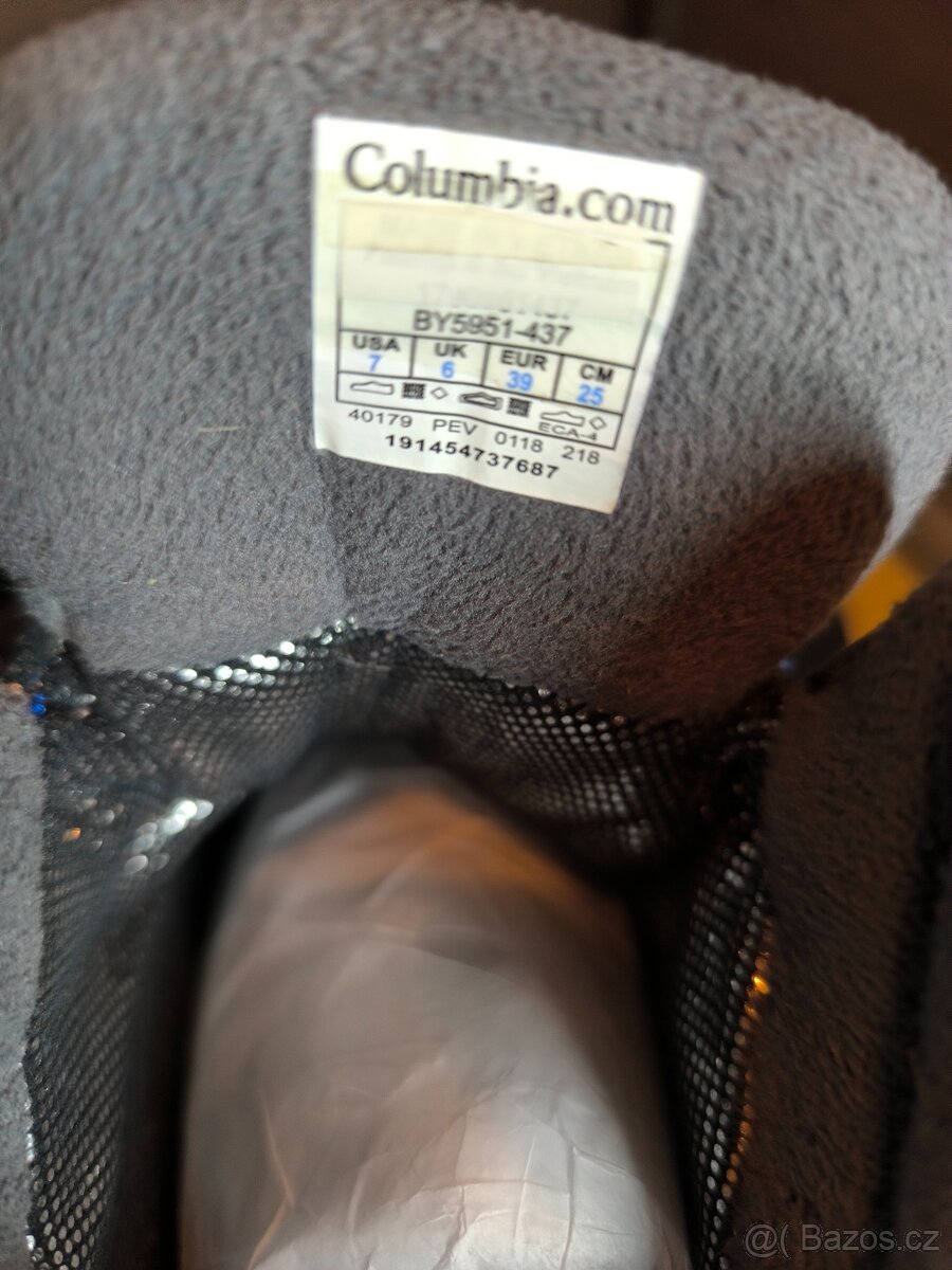 Columbia chlapecké zimní boty – vel. 39, TOP stav, jako nové - 3