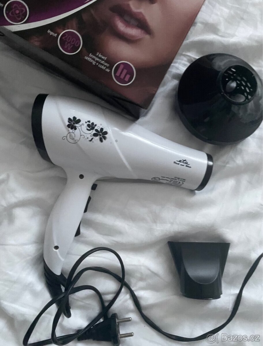 Fén ETA Black and White 432090000 černý/bílý - 3