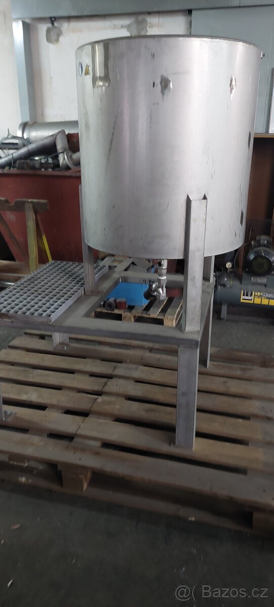 nerezová nádoba prům.700 mm výška 750 mm - 3