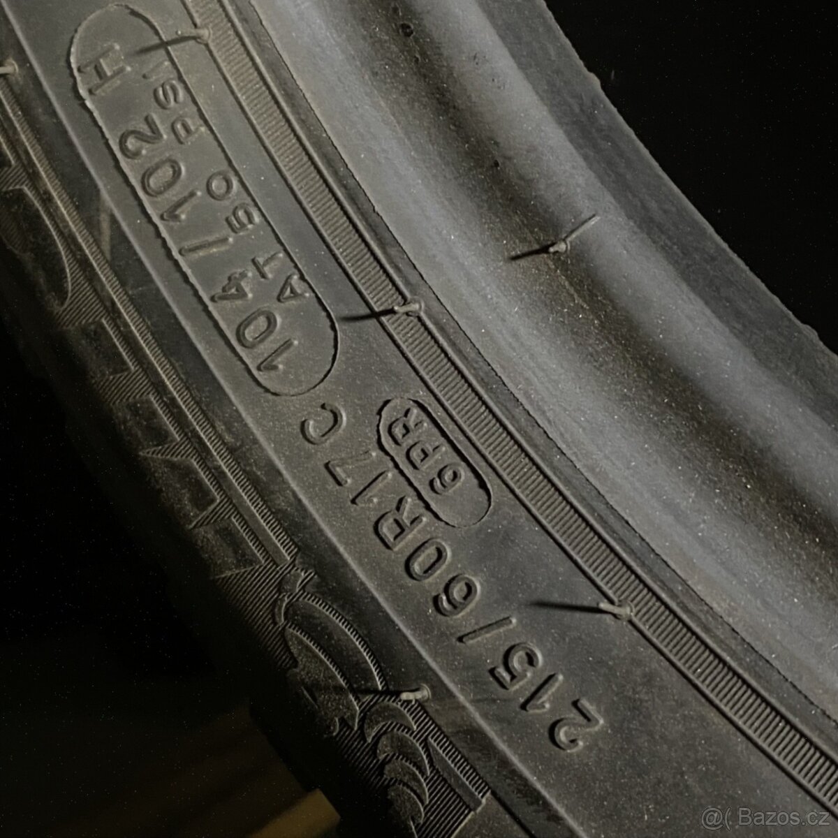 Zimní pneu 215/60 R17C 104/102H Michelin 7,5-8mm - 3