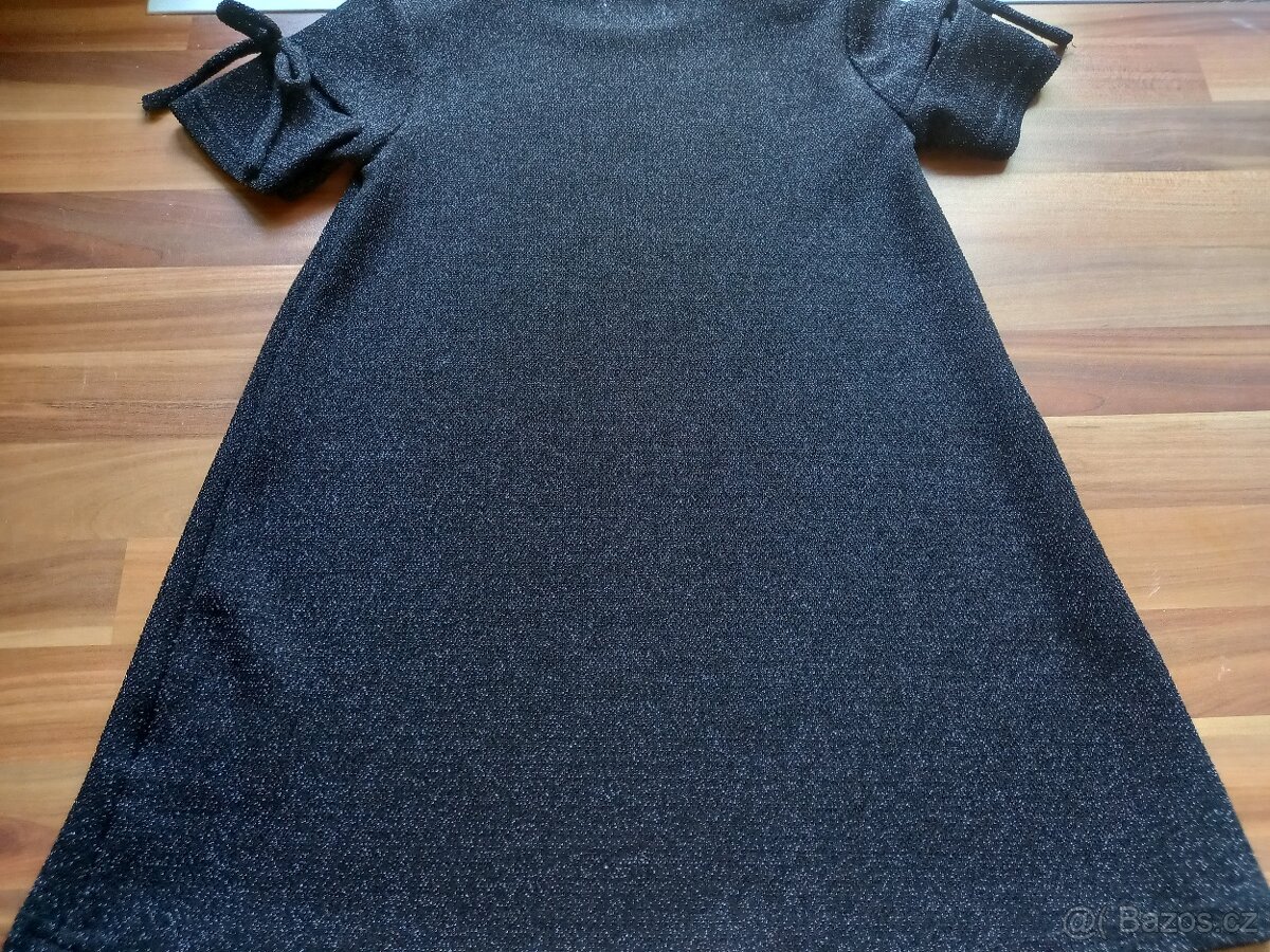 Lurexove šaty s prustrihem vel. 98 Next - 3