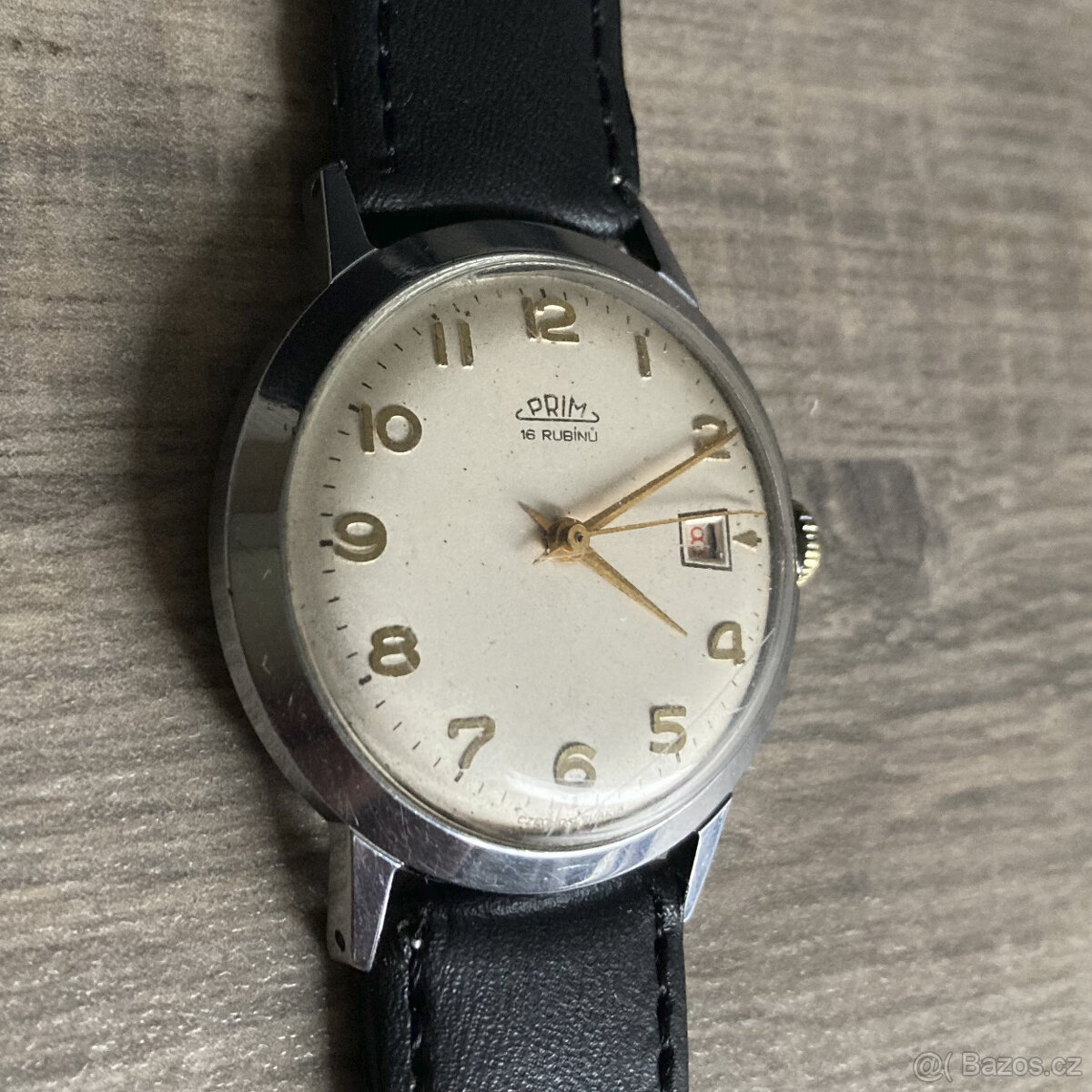 Legendární hodinky PRIM s datumem (16 rubínů) – ČSSR - 3