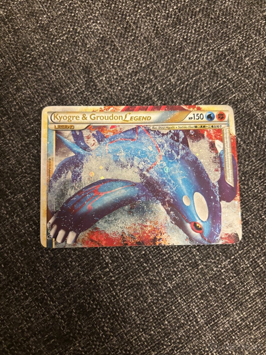 Pokemon Kyogre a Groudon holo - 3