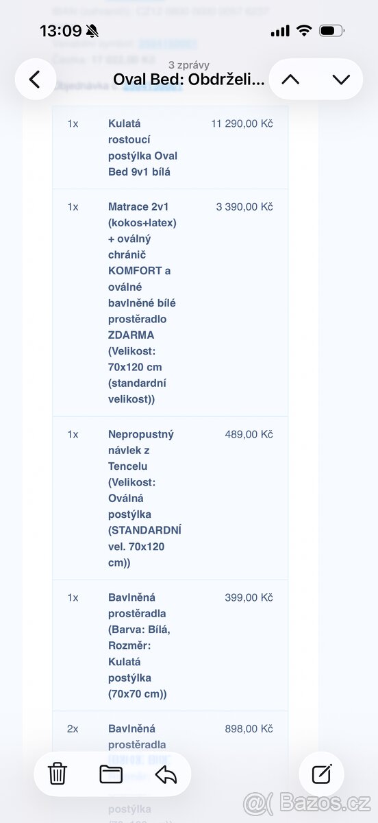 ✨ Oval Bed 9v1 – kompletní set, TOP stav ✨ - 3