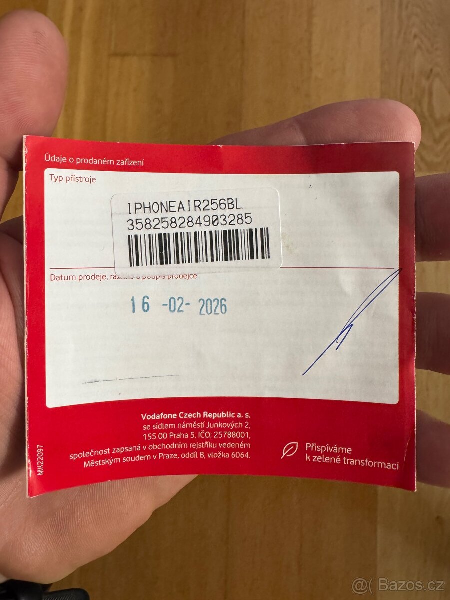 iPhone Air 256GB blankytně modrá - 3