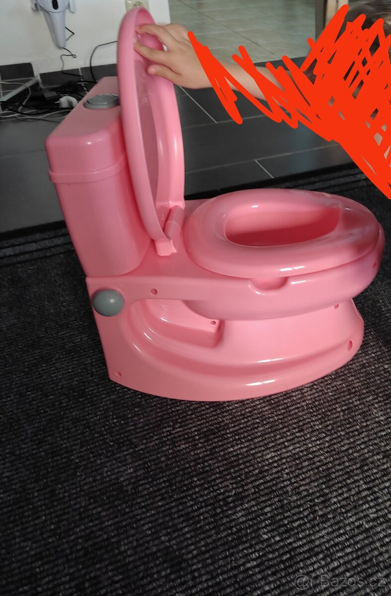 vlasové doplňky pro děti, dětský nočník - 3