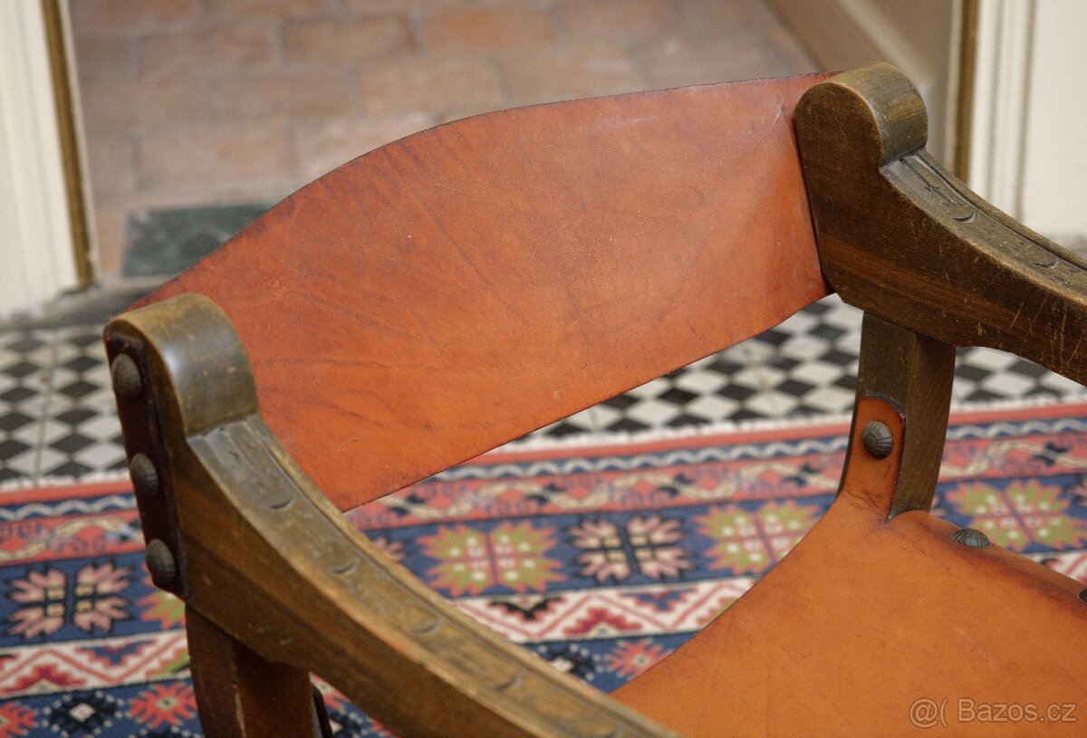Starožitné křeslo Dagobert - 3