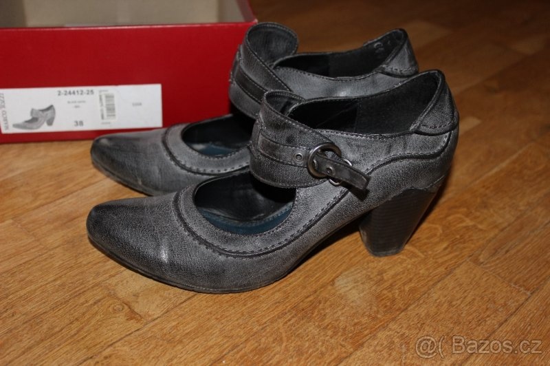 Tmavé boty Marco Tozzi - 3