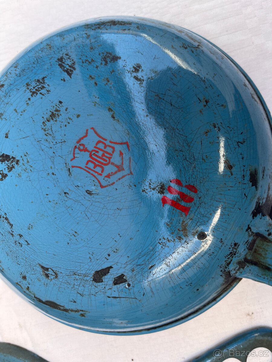 Nádobí modrý smalt - 3