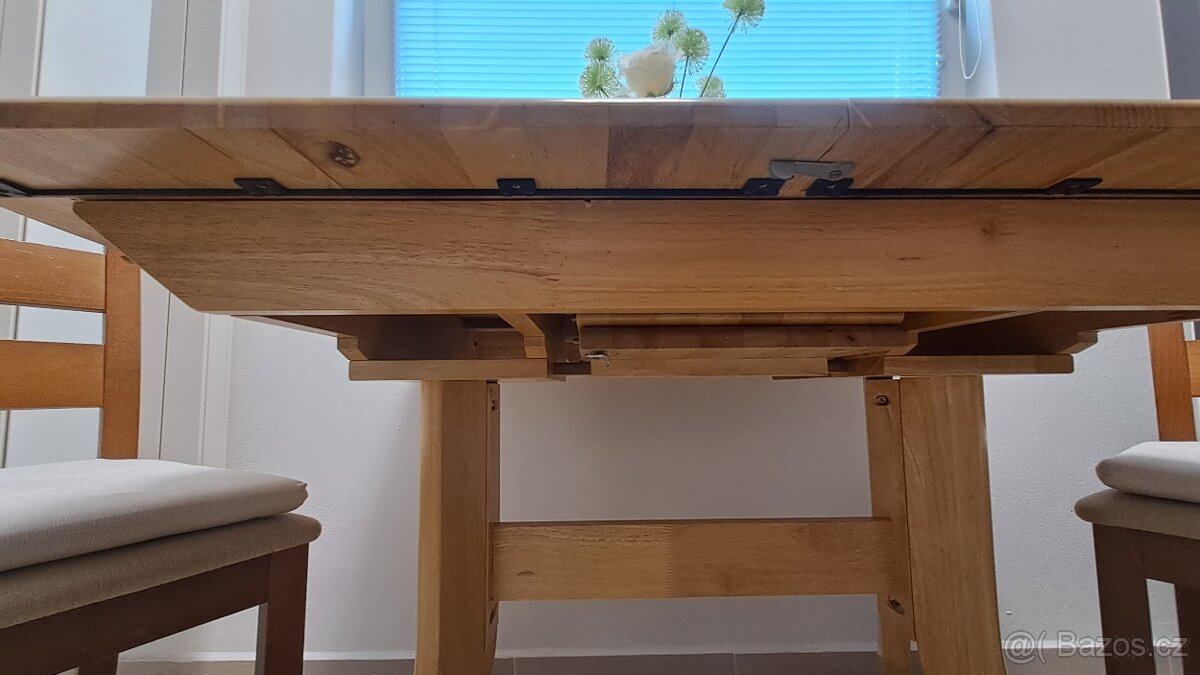 Robustní rozkládací stůl z masivu - LEVNĚ, Vysoké Mýto - 3