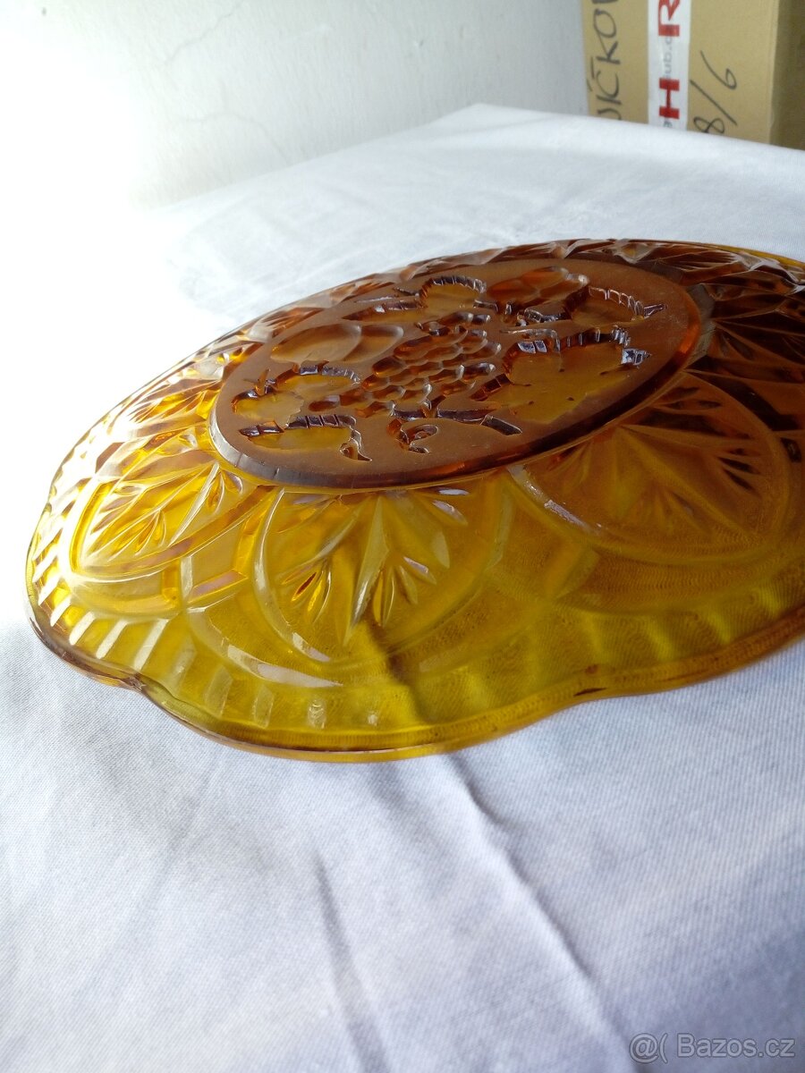 Retro mísa oranžové sklo - 3