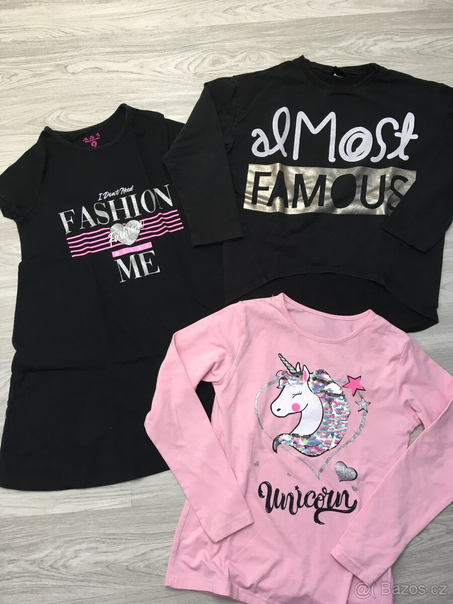 Balík dívčího oblečení vel. 134-152 (2) - 3