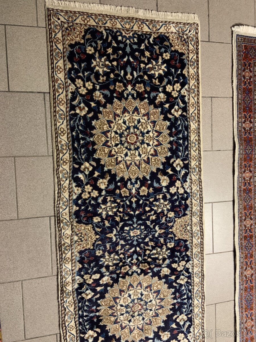 Lzxusní Perský běhoun NAIN 335x84 - 3