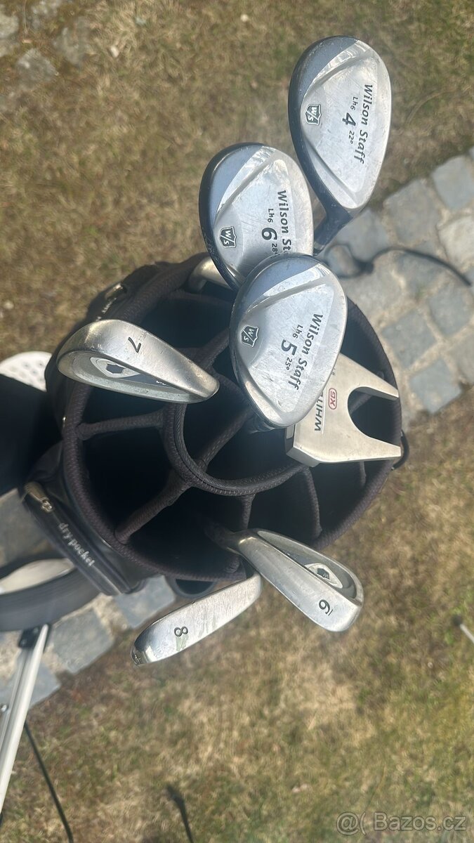 Golfový set, hole, bag, vozík - 3