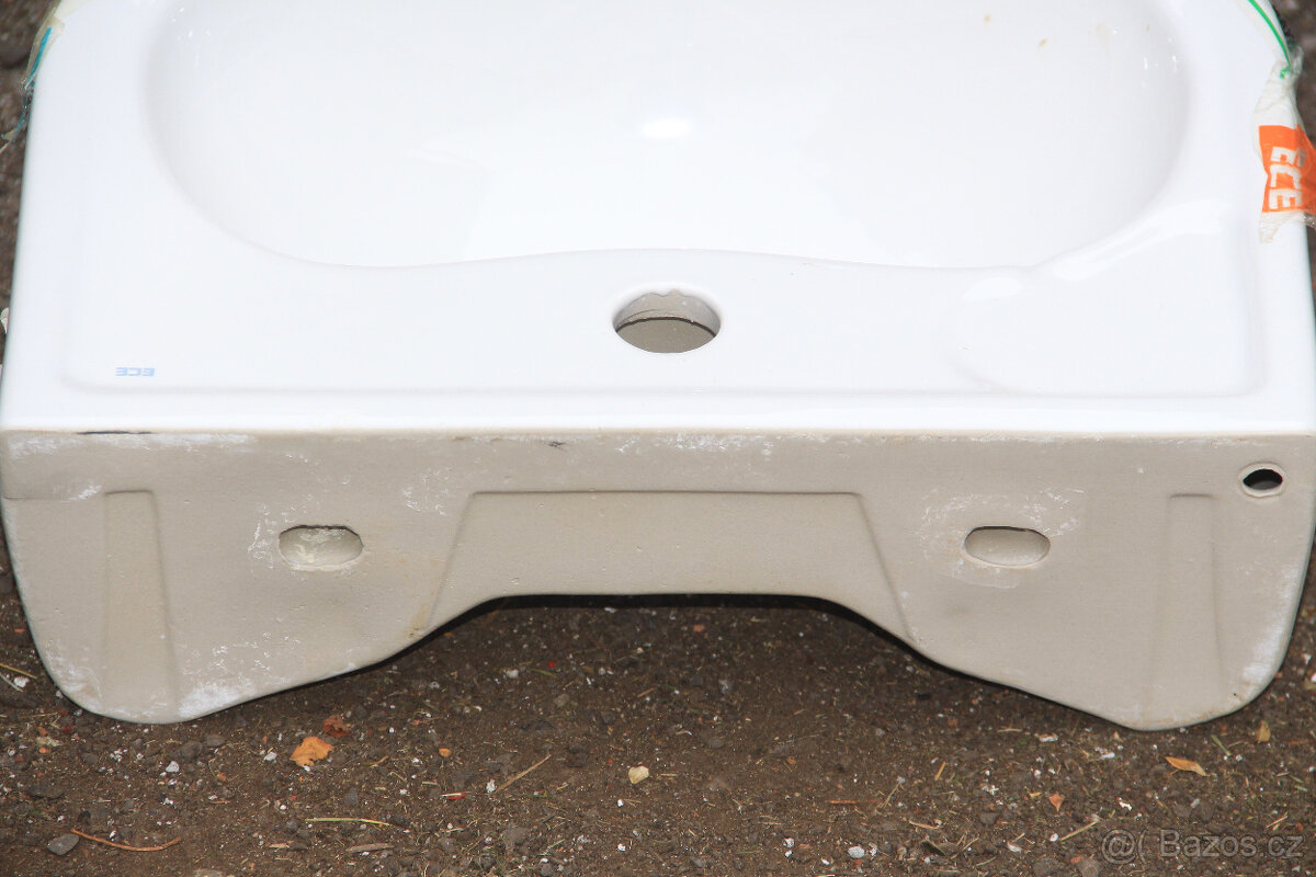 Umyvadlo Aqualine 450×350 mm s otvorem - 3