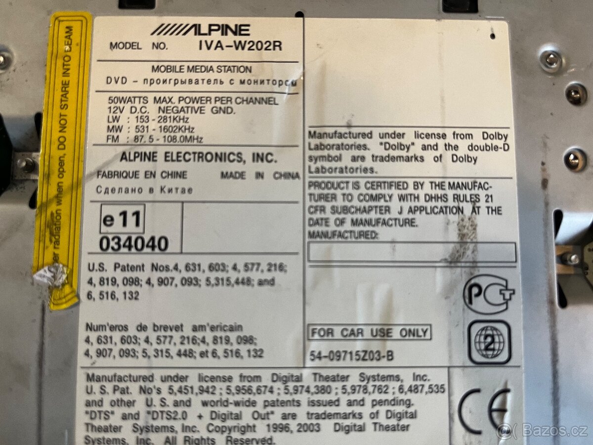 Autorádio ALPINE IVA-W202R - 3