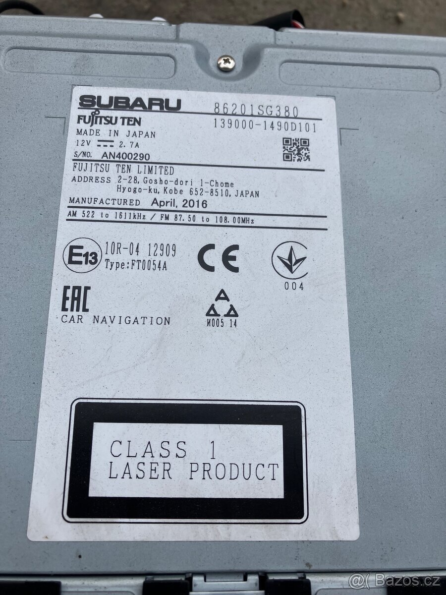 Autoradio subaru forester - 3