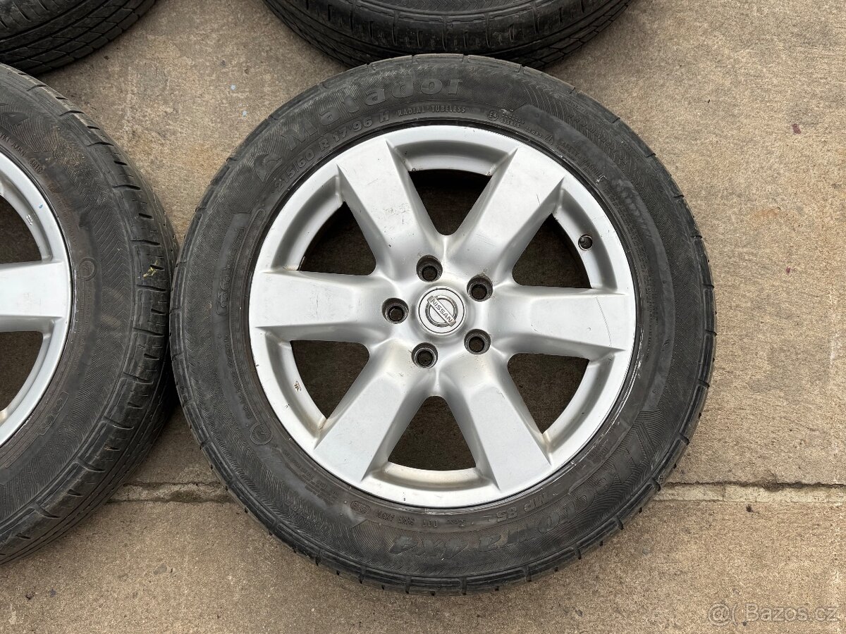 Origo Alu disky Nissan 17” 5x114.3 s pneu 215/60 R17 - 3