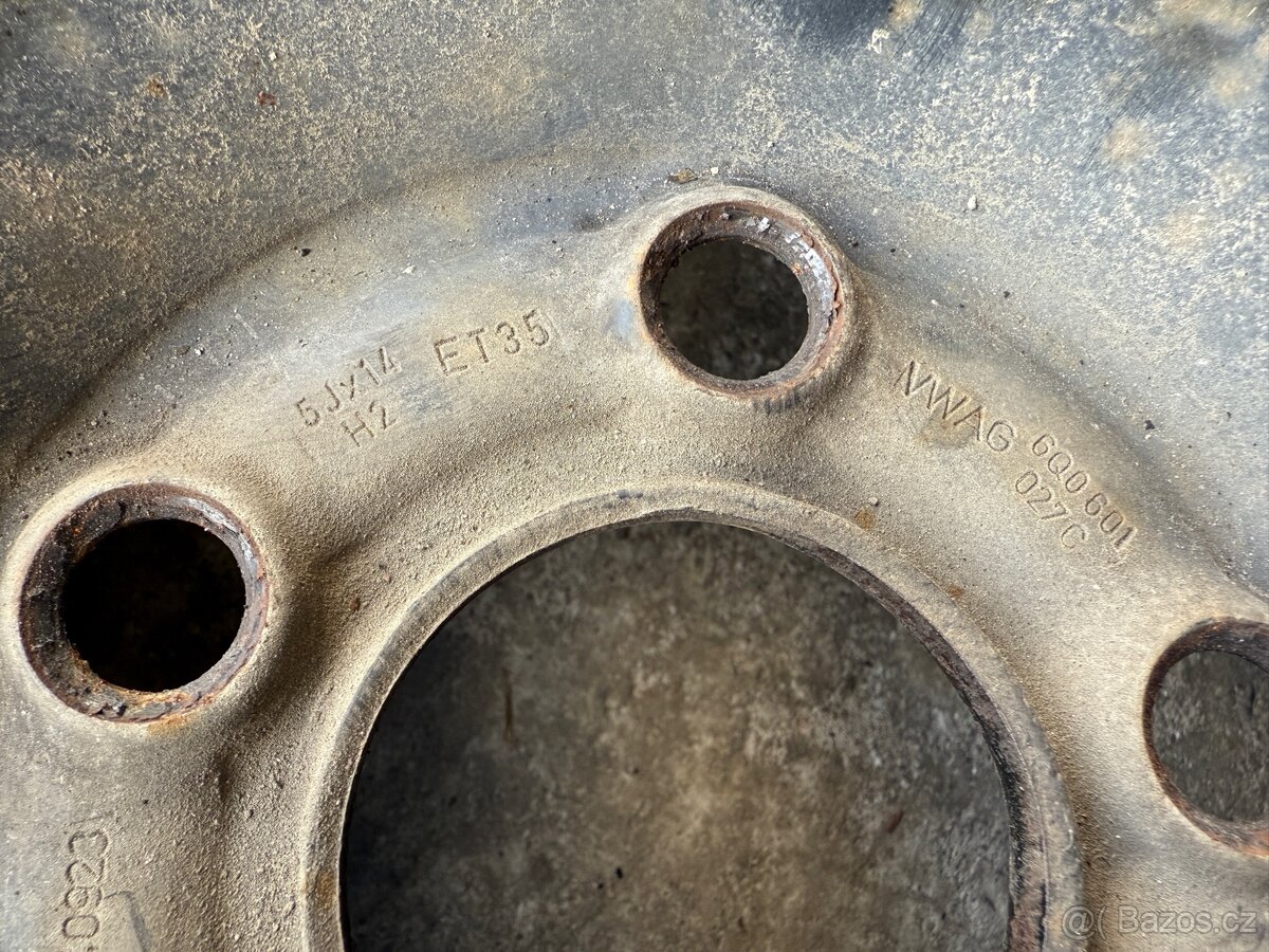 Sada plechových disků Škoda/VW 4 kusy - 3