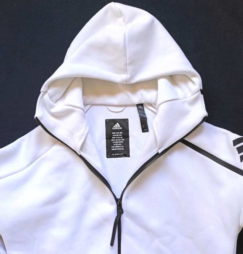 KVALITNÍ BÍLÁ MIKINA-ADIDAS, CLIMA LITE - vel. S/36 . - 3