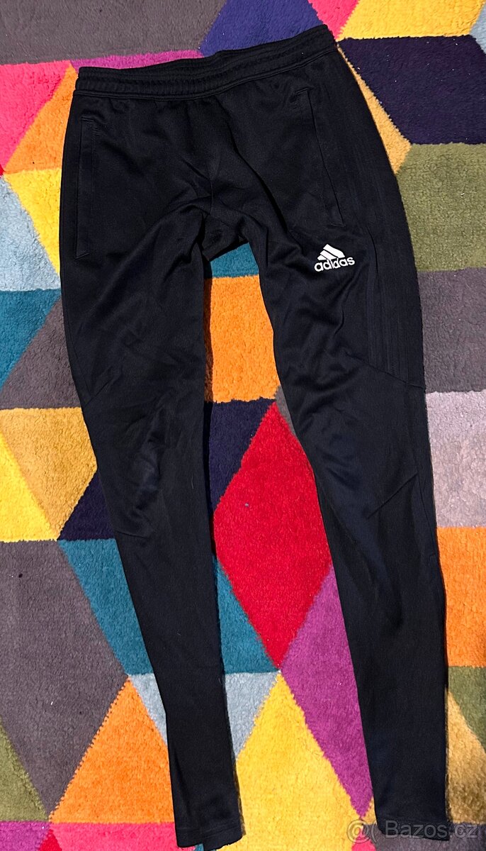 ADIDAS PÁNSKÉ SPORTOVNÍ SLIM TEPLÁKY S(S-M) - 3