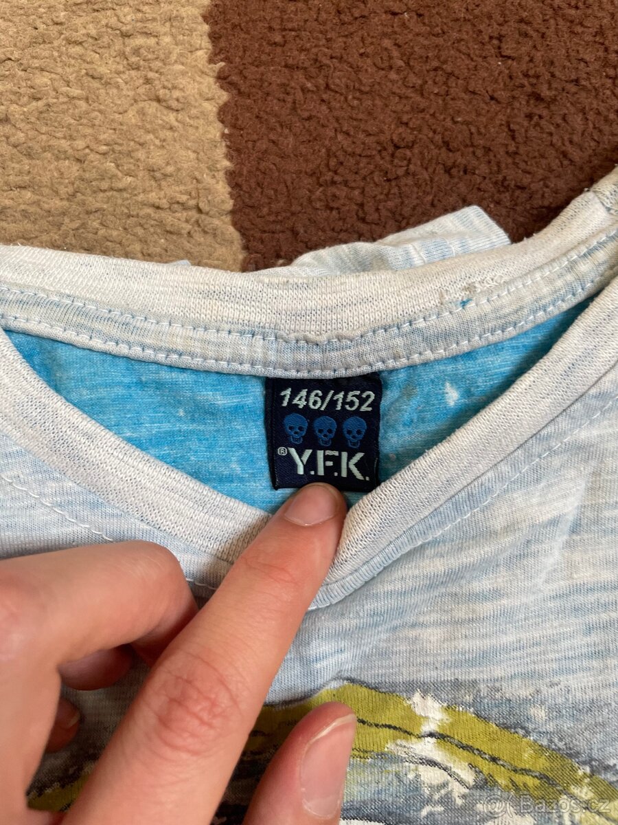 Světle modré tričko Y.F.K 146/152 - 3