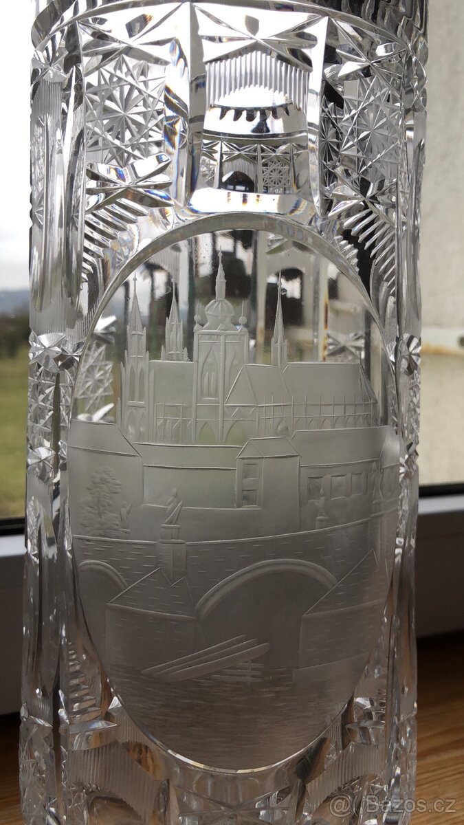 Vaza Praha sklo - 3