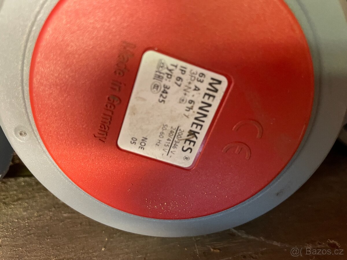 Mennekes vidlice 63A IP67 NOVÉ - 3