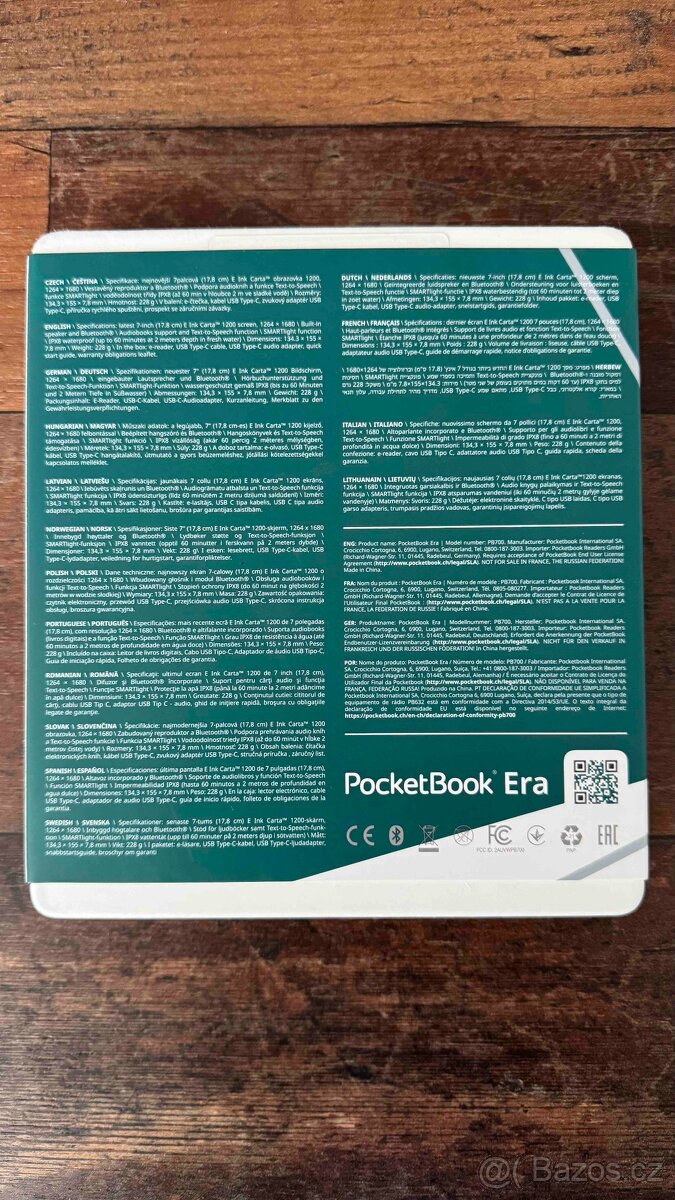 Prodám e-čtečku PocketBook 700 Era Stardust Silver - 3