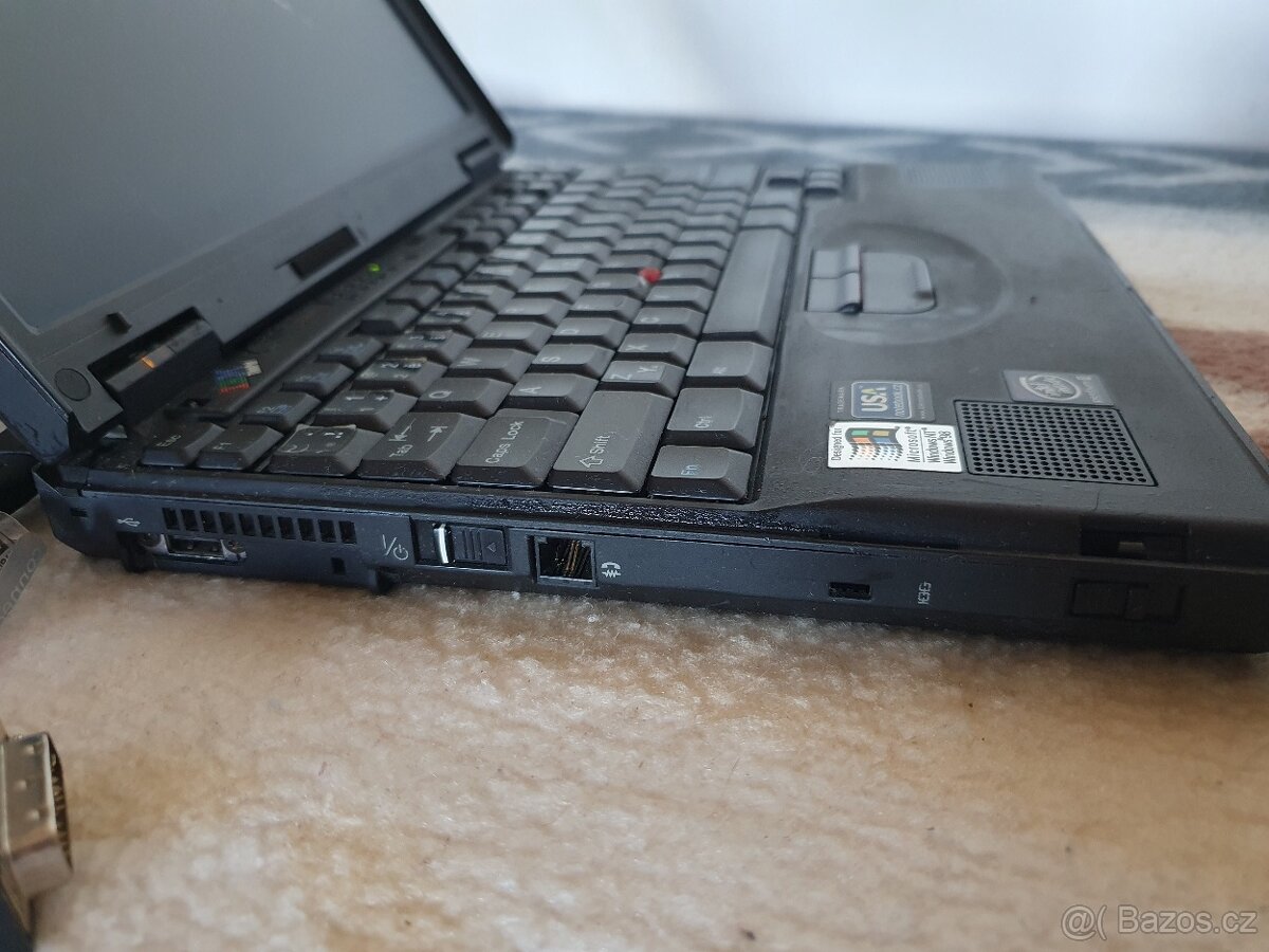 Polofunkční IBM ThinkPad 600E pro sběratele. (rok 1998) - 3