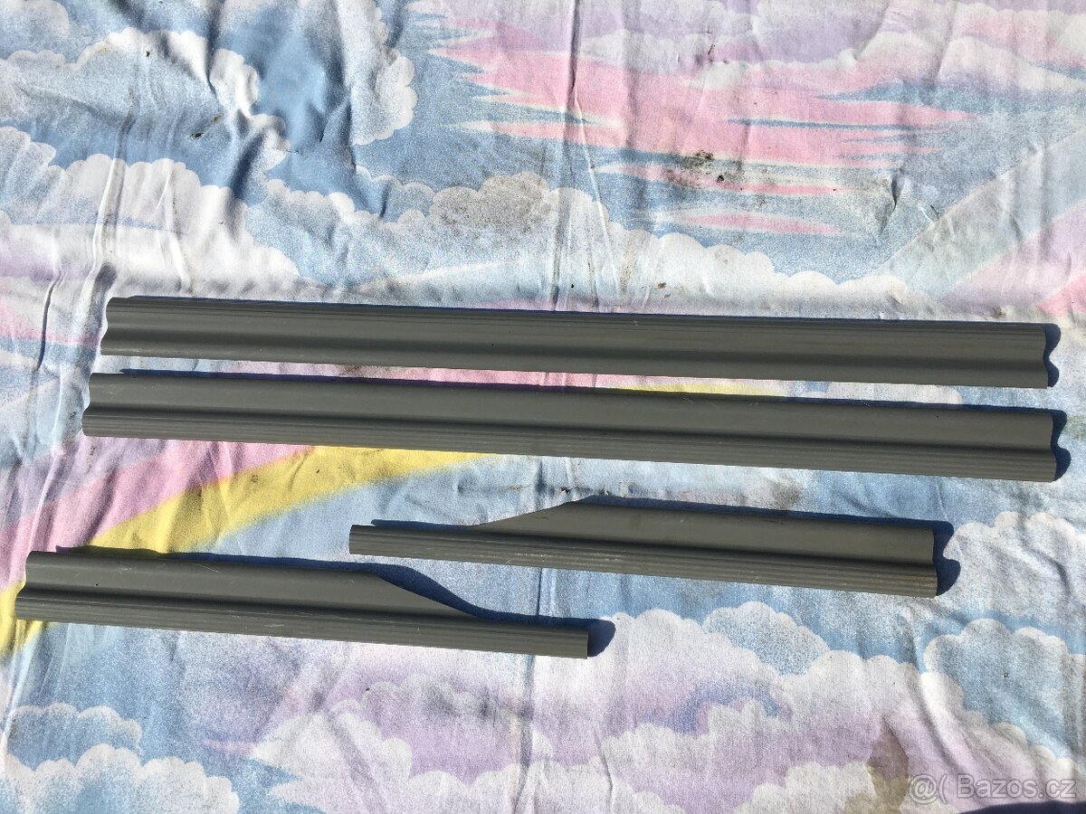 BMW E34 vnitřní prahové lišty - šedé - 3