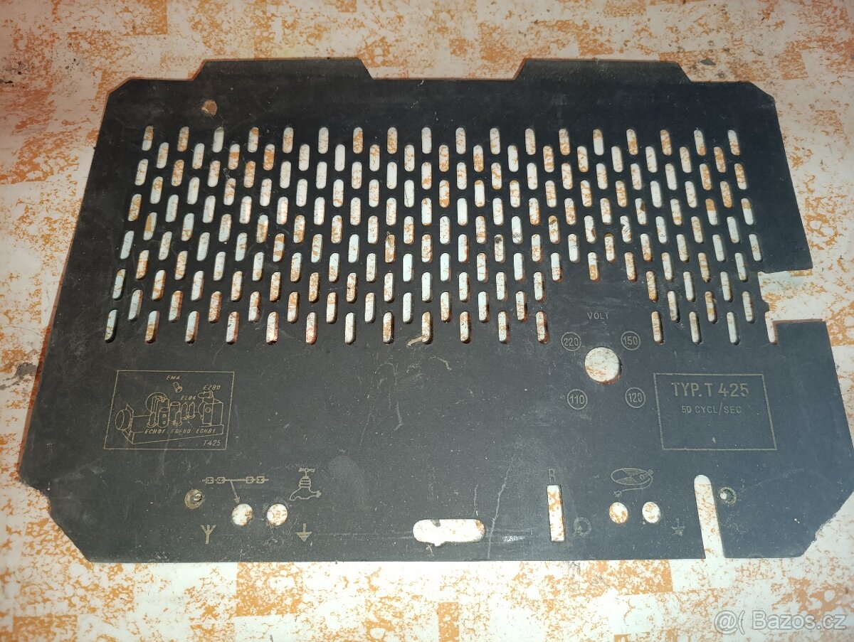 zadní kryty na historická radia - 3