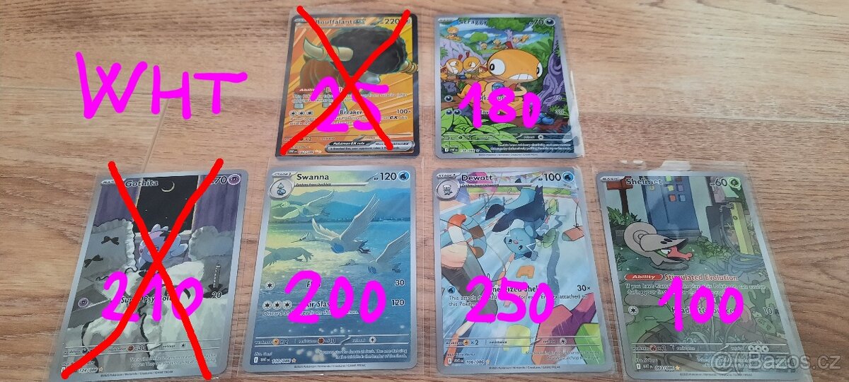 Pokémon karty hity + EX - 3