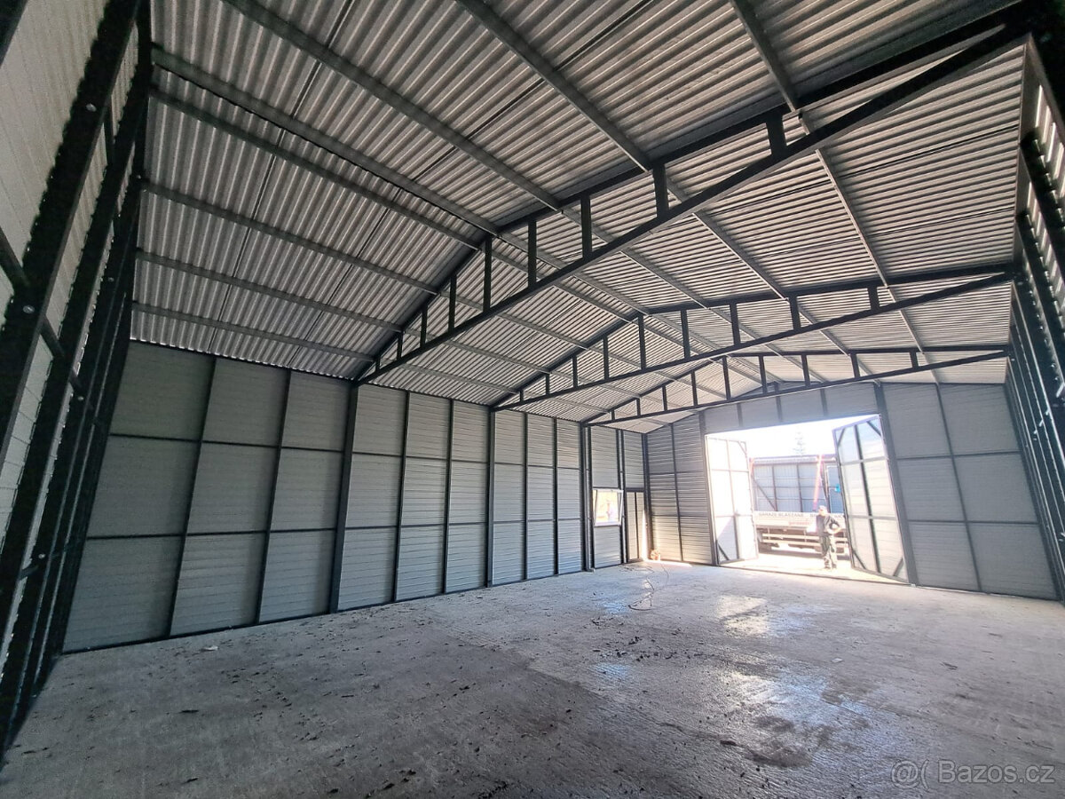 Plechová hala 8x12m - 3