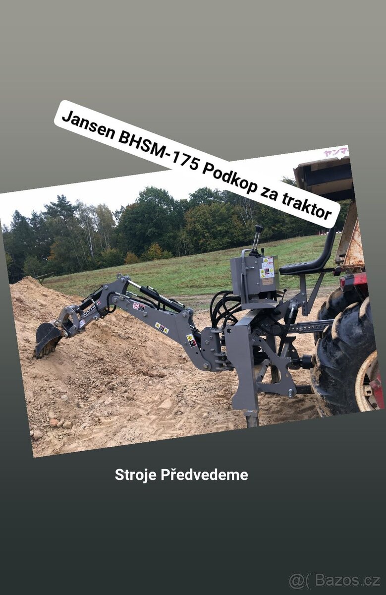 Jansen BHSM-175 podkop za traktory - 3